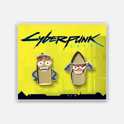 CYBERPUNK 2077 'SKIPPY' BULLET PIN SET